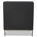 Alera QUB Series Armless L Sectional, Center Seat, 26.38" x 26.38" x 30.5", Black