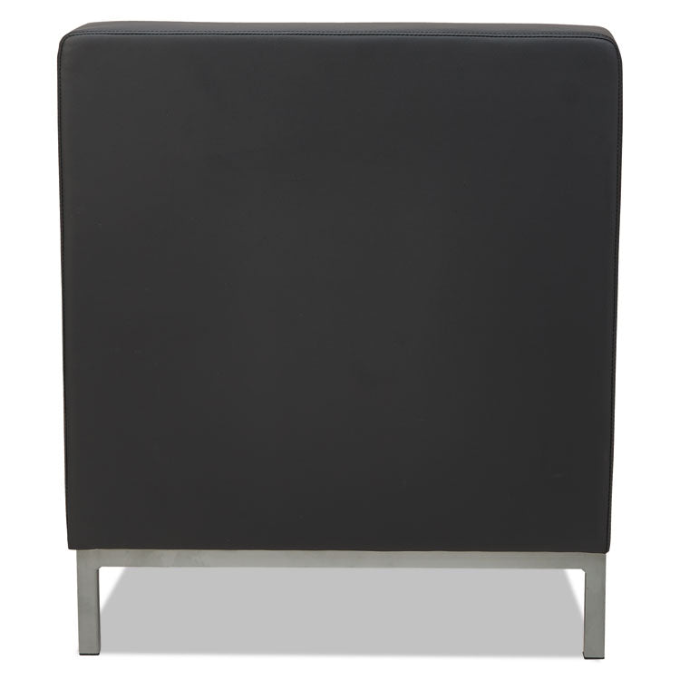 Alera QUB Series Armless L Sectional, Center Seat, 26.38" x 26.38" x 30.5", Black