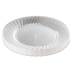 Classicware Plastic Plates, 9" dia, Clear, 12/Pack