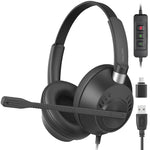 Delton 42Y Noise-Canceling Stereo Over-the-Ear Headset, USB Type-A (DWH42YAC)