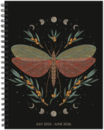 2025-2026 Willow Creek Mystic Butterfly 6.5" x 8.5" Academic Year Weekly & Monthly Planner, Multicolored (56899)