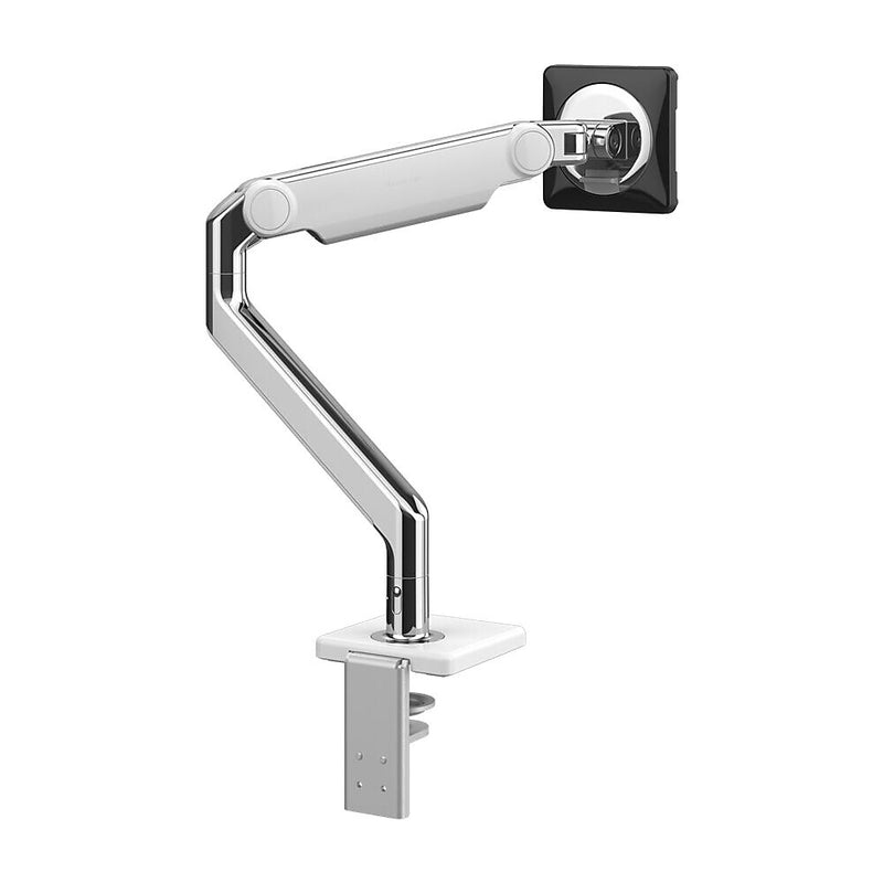 Humanscale M2.1 Adjustable Single Monitor Arm, Polished Aluminum (M21TBW)