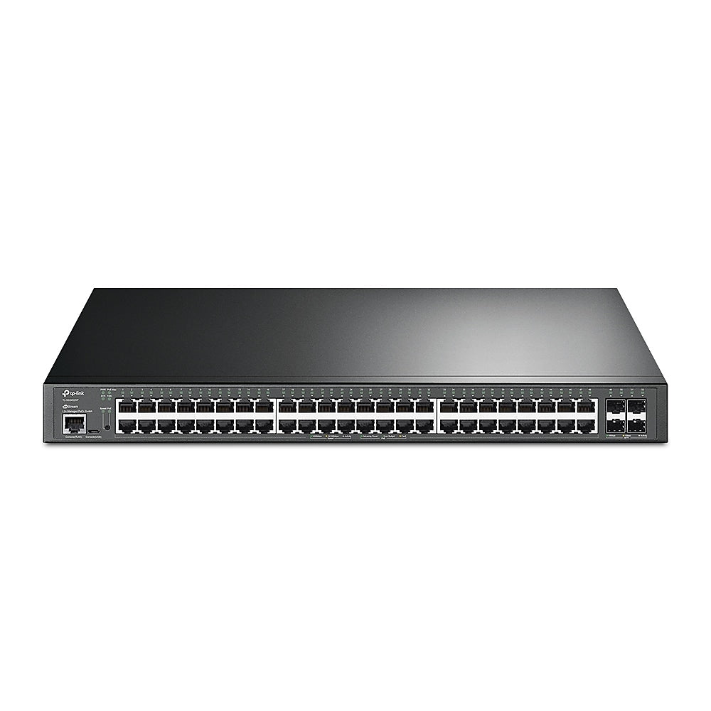 TP-Link JetStream 48-Port Gigabit PoE Managed Switch, 10 Gbps, Black (SG3452XP)