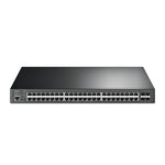 TP-Link JetStream 48-Port Gigabit PoE Managed Switch, 10 Gbps, Black (SG3452XP)