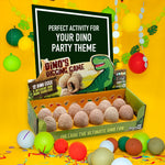 JITTERYGIT Dino Eggs Digging Game Kit,12 Dino Eggs Excavation Set (Dino Eggs - Beige)