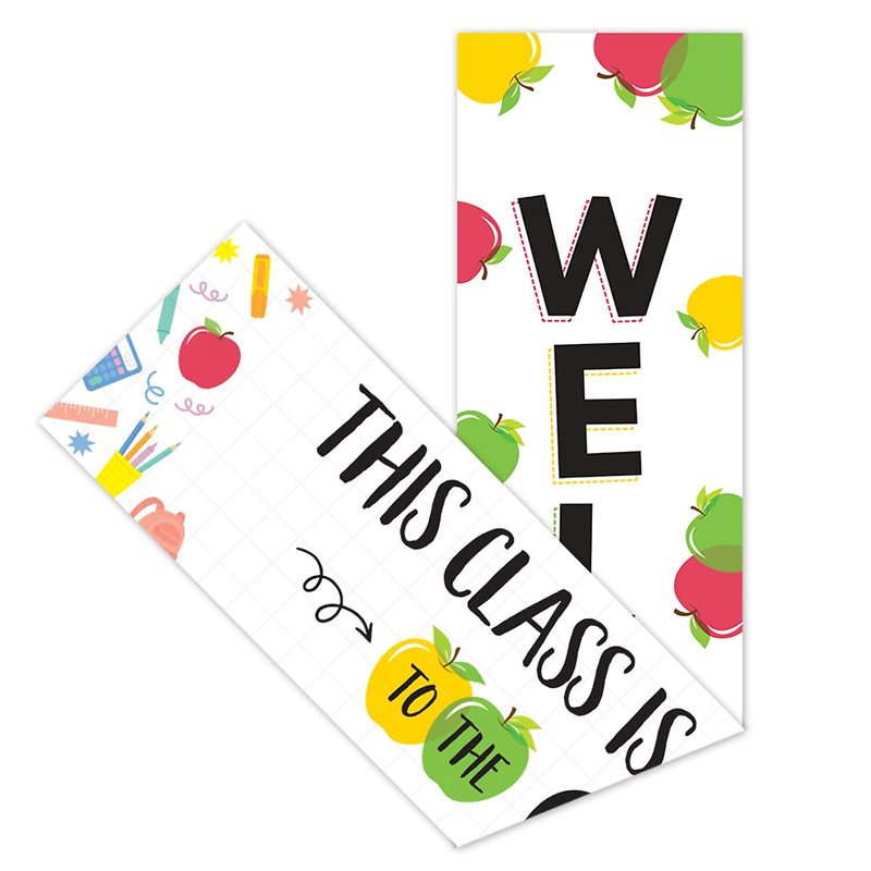 Creative Teaching Press Apple Time Welcome 2-Sided Banner, 2/Pack (CTP11024-2)