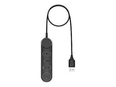 Jabra Engage 50 II USB-A UC Stereo On Ear Computer Headset with 50 II Link, Black (5099-299-2219)