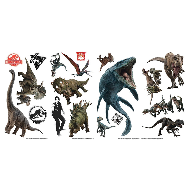 York Wallcoverings Jurassic World 2 Children's Decals, Music, Movies & TV (RMK3798SCS)