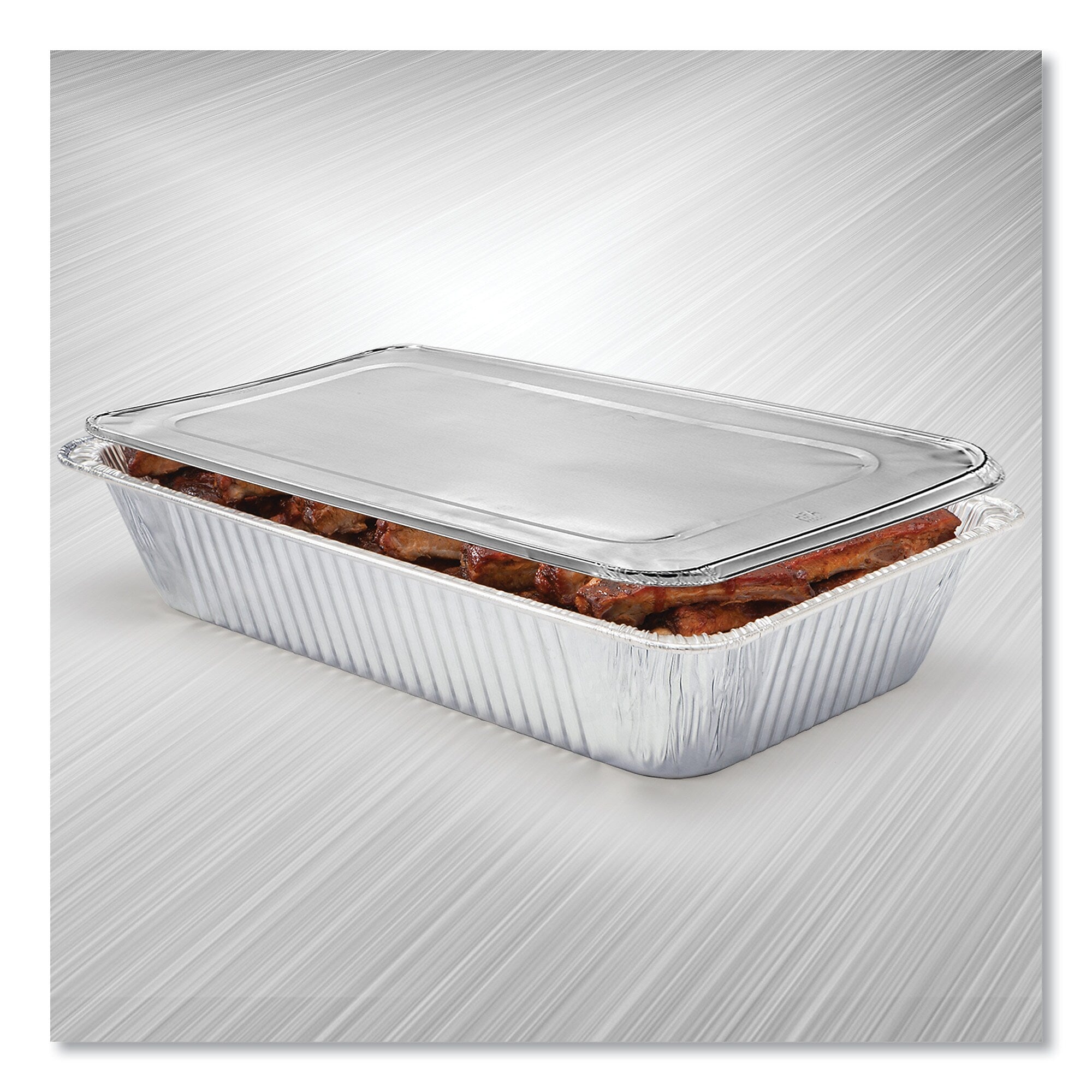 HFA Full Steam Table Pan Lid, Full Curl, 12.87 x 0,62 x 20.81, 50/Carton