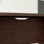 Bush Business Furniture 96W x 42D Boat Shaped Conference Table with Wood Base, Mocha Cherry (99TB9642MRK)