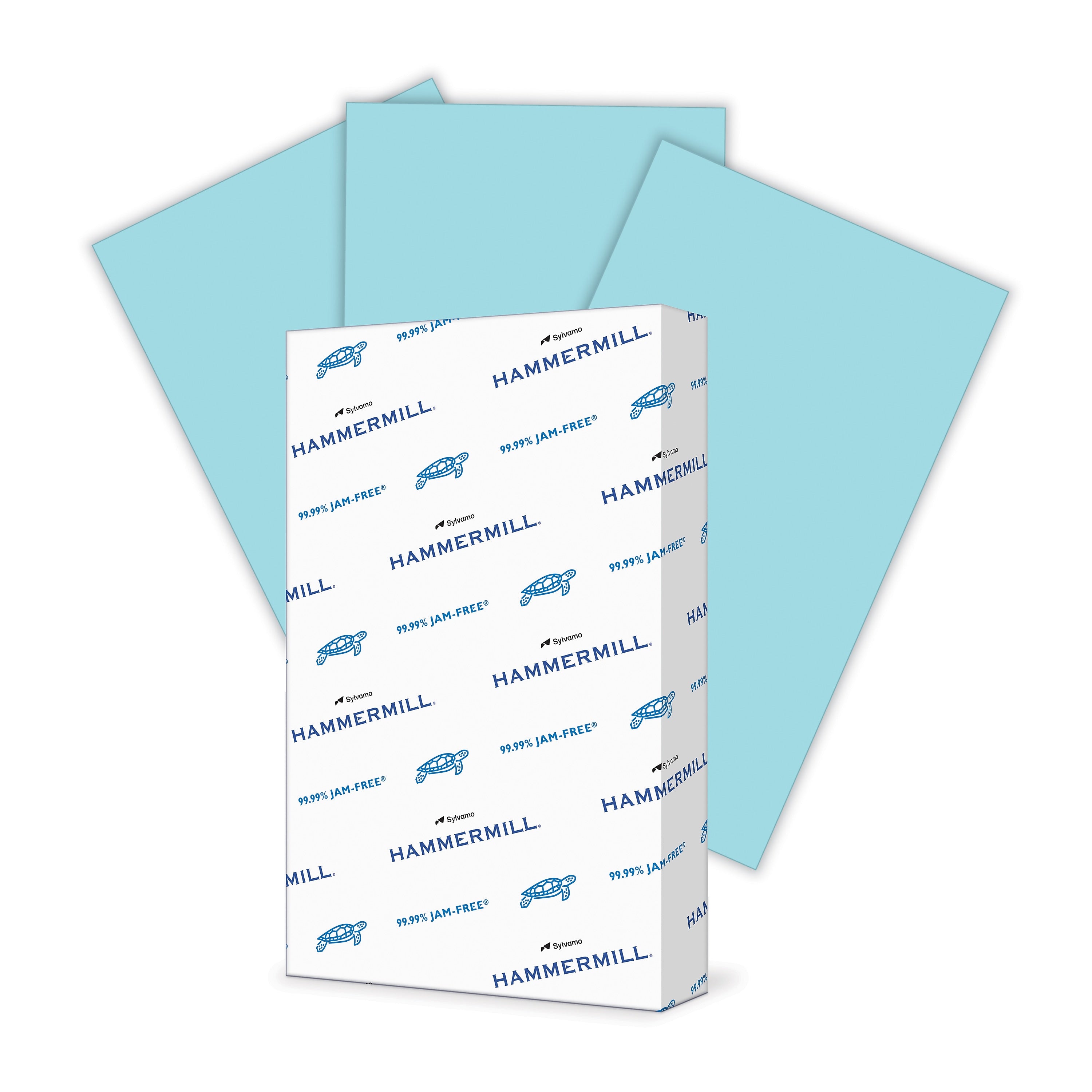 Hammermill 8.5" x 14" Color Copy Paper , 20 lbs., Blue, 500 Sheets/Ream (103317)