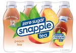 Snapple Zero Sugar Peach Herbal Tea Bottles, 16 oz., 12/Pack (CAD00338)