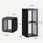 Flexispot Sound Absorbing Privacy Booth, Black (EP1FB)
