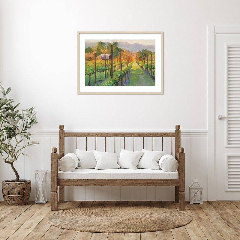Amanti Art Silverado Afternoon Landscape by Christine Debrosky Wood Framed Wall Art Print, 41" x 30" (A42675643532)