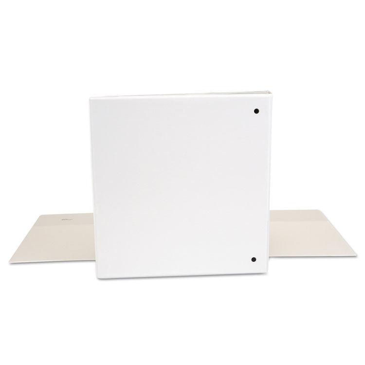 Slant D-Ring View Binder, 3 Rings, 1.5" Capacity, 11 x 8.5, White