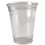 Kal-Clear PET Cold Drink Cups, 16 oz to 18 oz, Plastic, Clear, 50/Sleeve, 20 Sleeves/Carton