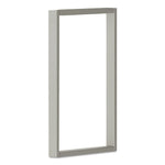 Voi O-Leg Supports For Overhead Cabinet, 14.25" X 20.5", Metallic Platinum Gray