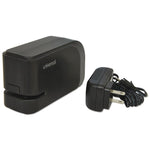 Half-Strip Electric Stapler With Staple Channel Release Button, 20-Sheet Capacity, Black