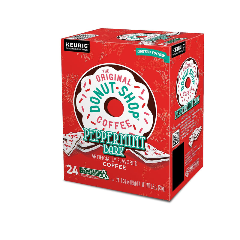 The Original Donut Shop Peppermint Bark Coffee Keurig® K-Cup® Pods, Light Roast, 24/Box (5000201015)