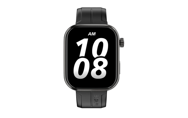 Noise Pro 6 Max Smartwatch with intelligent AI, Black (NBXP010BL)
