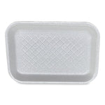 GEN Meat Trays, #2S, 8.5 x 6 x 0.7, White, 500/Carton