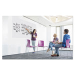 Magnetic Dry Erase Tile Board, 38.5" x 58", White Surface