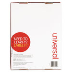 White Labels, Inkjet/laser Printers, 1 X 2.63, White, 30/sheet, 250 Sheets/pack