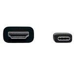 Tripp Lite 6' HDMI to USB C Audio/Video Cable, Male to Male, Black (U444-006-H4K6BE)