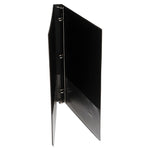 Economy Non-View Round Ring Binder, 3 Rings, 1" Capacity, 11 X 8.5, Black