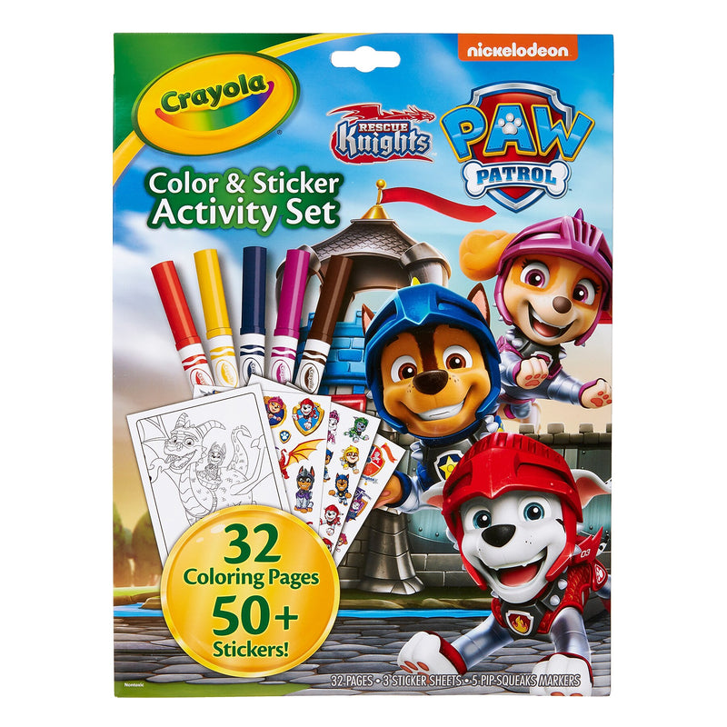 Crayola Color & Sticker: Paw Patrol Activity Book, 3 Sets/Bundle (BIN042741-3)