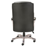 Alera Veon Series Executive High-Back Bonded Leather Chair, Supports Up To 275 Lb, Black Seat/back, Graphite Base