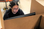 Classroom Products Foldable Cardboard Freestanding Privacy Shield, 19"H x 26"W, Kraft, 20/Box (VB1920 KR)