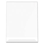 Classic Image Slanted Sign Holder, Portrait, 8.5 x 11 Insert, Clear