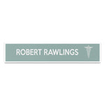 Superior Image Cubicle Nameplate Sign Holder, 8.5 x 2 Insert, Clear