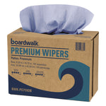 Hydrospun Wipers, 8.26 x 16.75, Blue, 100 Wipes/Box, 10 Boxes/Carton