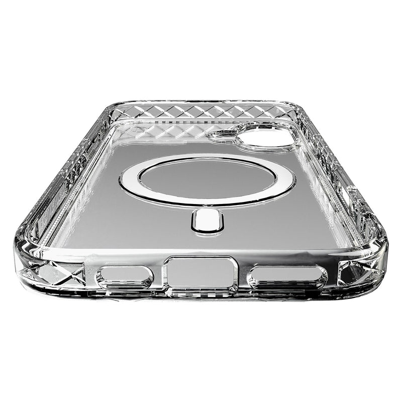 cellhelmet Magnitude Series MagSafe Phone Case for iPhone 16 Plus, Shock Absorbing, Crystal Clear (CM-105-CC)