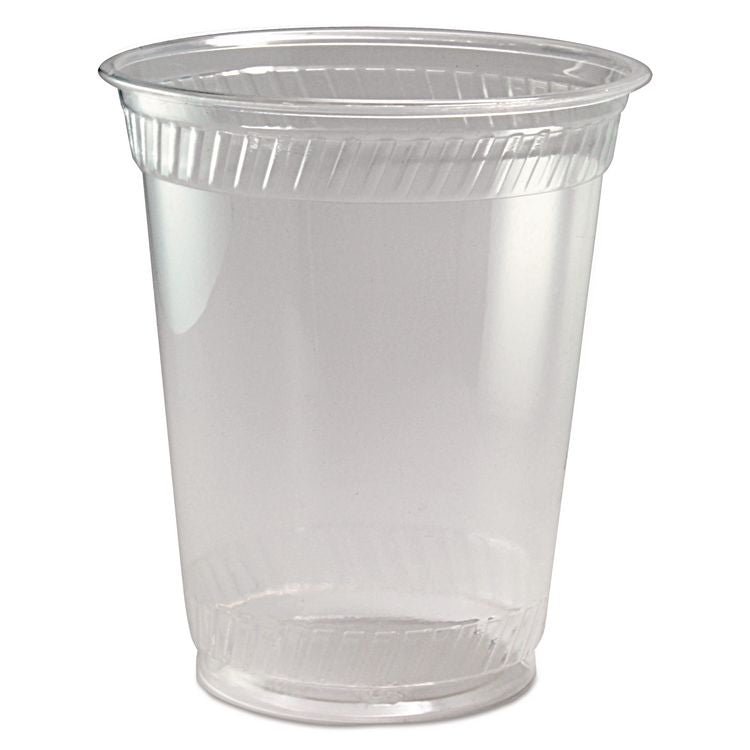 Kal-Clear PET Cold Drink Cups, Squat, 12 oz to 14 oz, Plastic, Clear, 50/Sleeve, 20 Sleeves/Carton