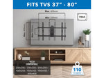 Mount-It! Full-Motion TV Mount, 110 lbs. Max. (MI-14003)