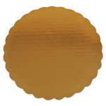 Gold Cake Circles, Single Wall Construction, 9" Diameter, Gold, Paper, 200/Carton