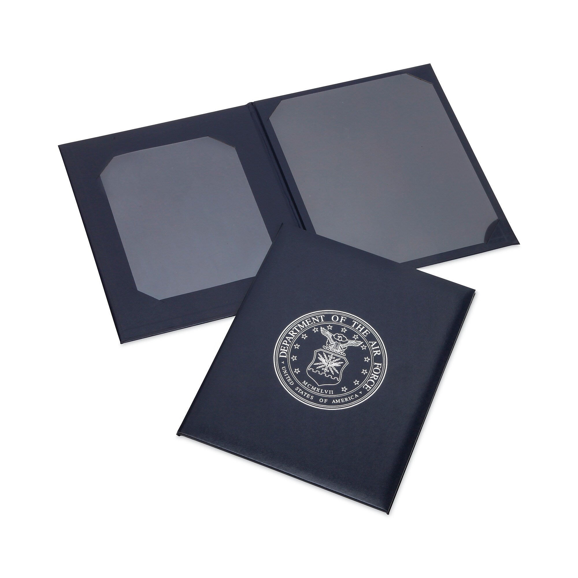 AbilityOne 7510001348179 SKILCRAFT Retirement Certificate Binder, 11.5 x 14.5, Blue (NSN1348179)