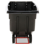 1 cu yd BRUTE Rotomolded Tilt Truck, 850 lb Capacity, Black