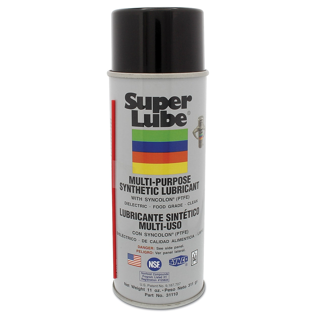 Super Lube 11 oz. Multi-Purpose Synthetic Lubricant with Syncolon (NLGI2), 12/Case (31110)
