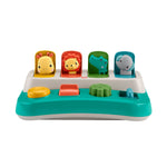 Fisher-Price Busy Buddies Pop-Up Infant Fine Motor Toy, Multicolored (HLM54)
