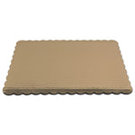 Gold Cake Pads, 1/4 Sheet, 10 x 14, Gold, Paper, 100/Carton