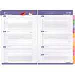 2026 AT-A-GLANCE Kathy Davis 8.5" x 5.5" Weekly & Monthly Planner Refill Pages, Multicolored (KD81-285Y-26)