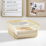 mDesign Steel Organizer, Soft Brass (25950)
