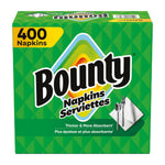 Bounty Quilted Lunch Napkin, 1-ply, White, 400 Napkins/Pack (06356)
