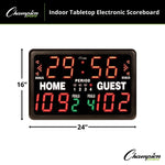 Champion Sport Indoor Electronic Tabletop Scoreboard, Black (CHST90)