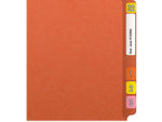 Medical Arts Press Reinforced End Tab File Folder, Straight Cut, Letter-Size, Orange, 50/Box (S-01601-ORG)
