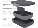 bentgo Modern Lunch Box, Dark Gray, 44 oz. (BGOMDN-DG)
